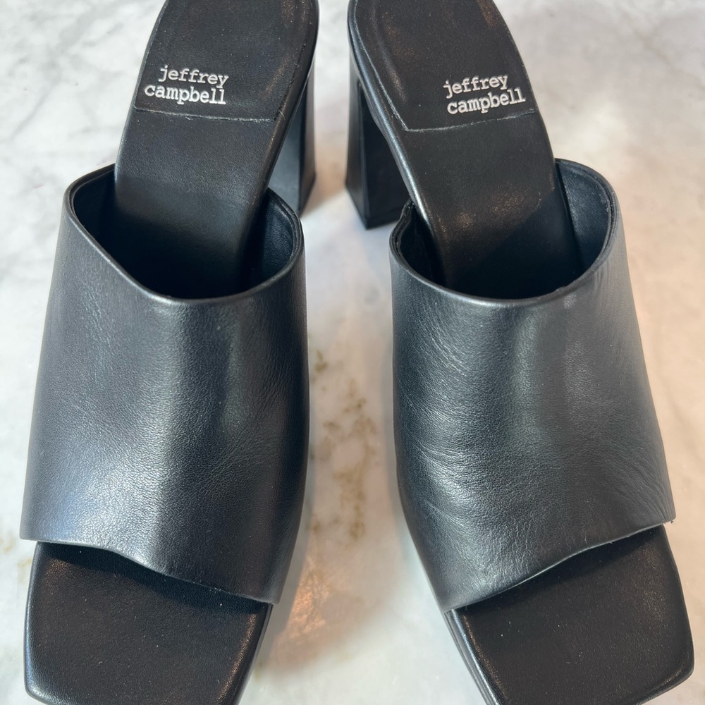 Jeffrey Campbell Caviar Platform Slide Sandal - Picture 4 of 10